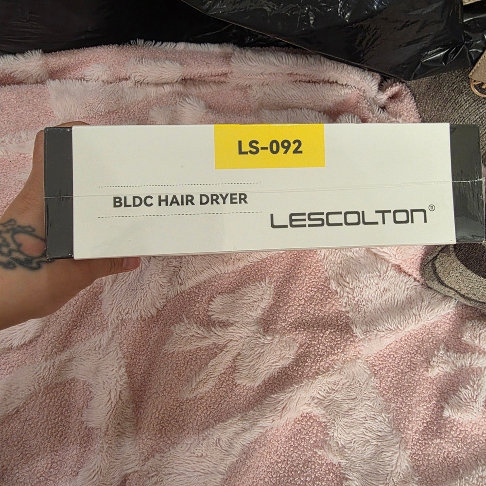 Lescolton LS-092 BLDC Hair Dryer Iron Gray Professional Ionic High Speed 1400W - Picture 3 of 4